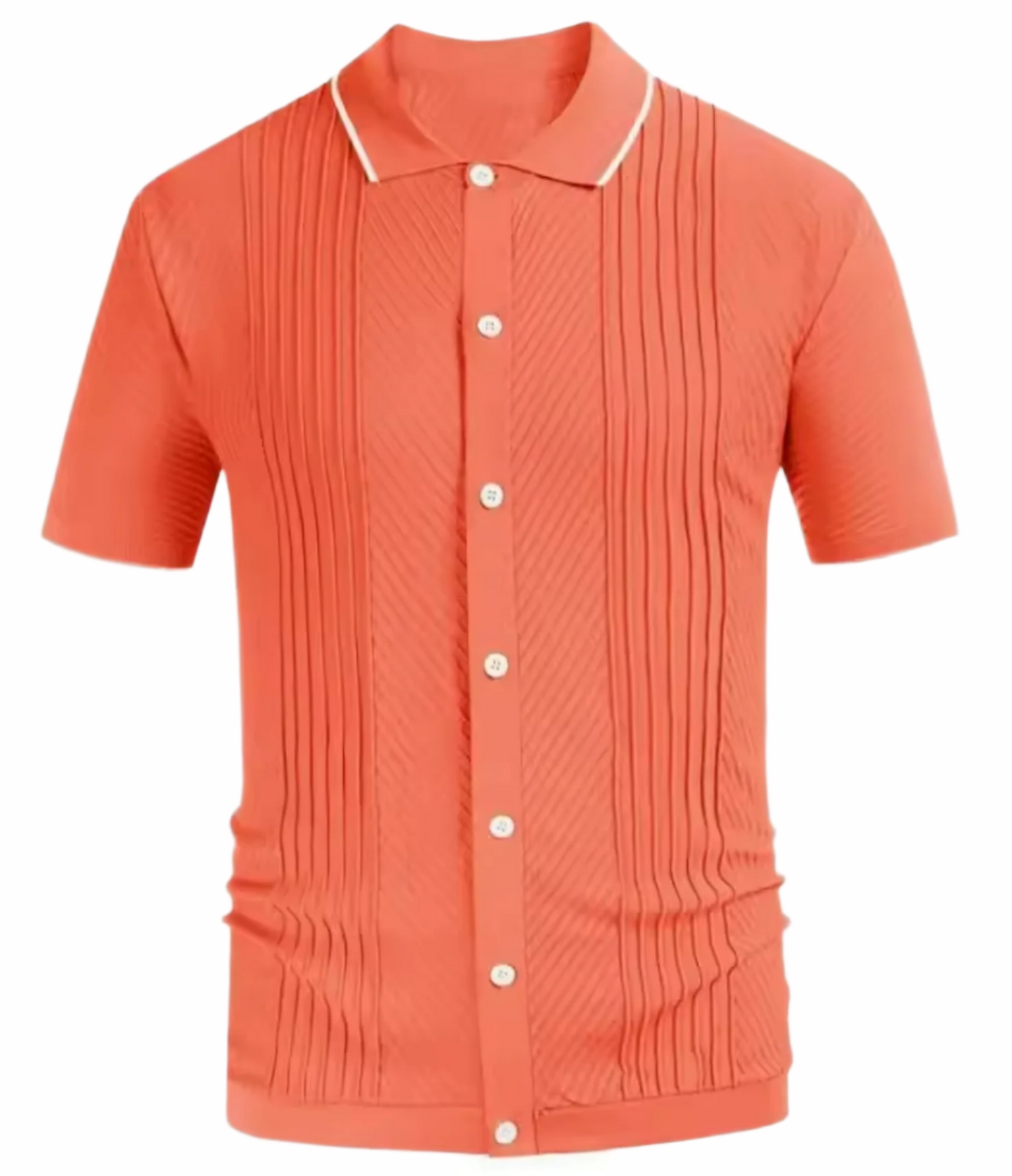 Orange Polo Shirt Men